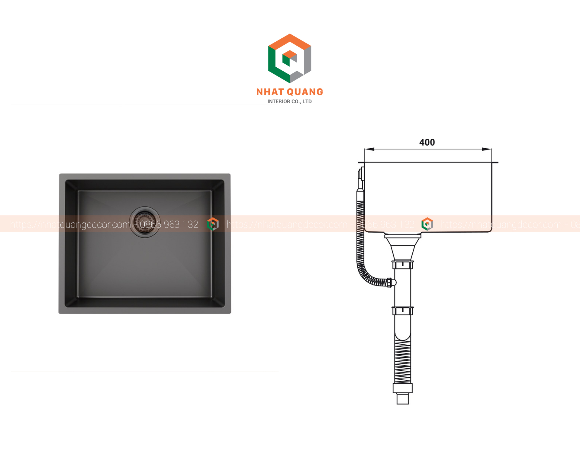 Chậu bếp HAFELE, Thép không gỉ, HS21-SSN1S60, một chậu