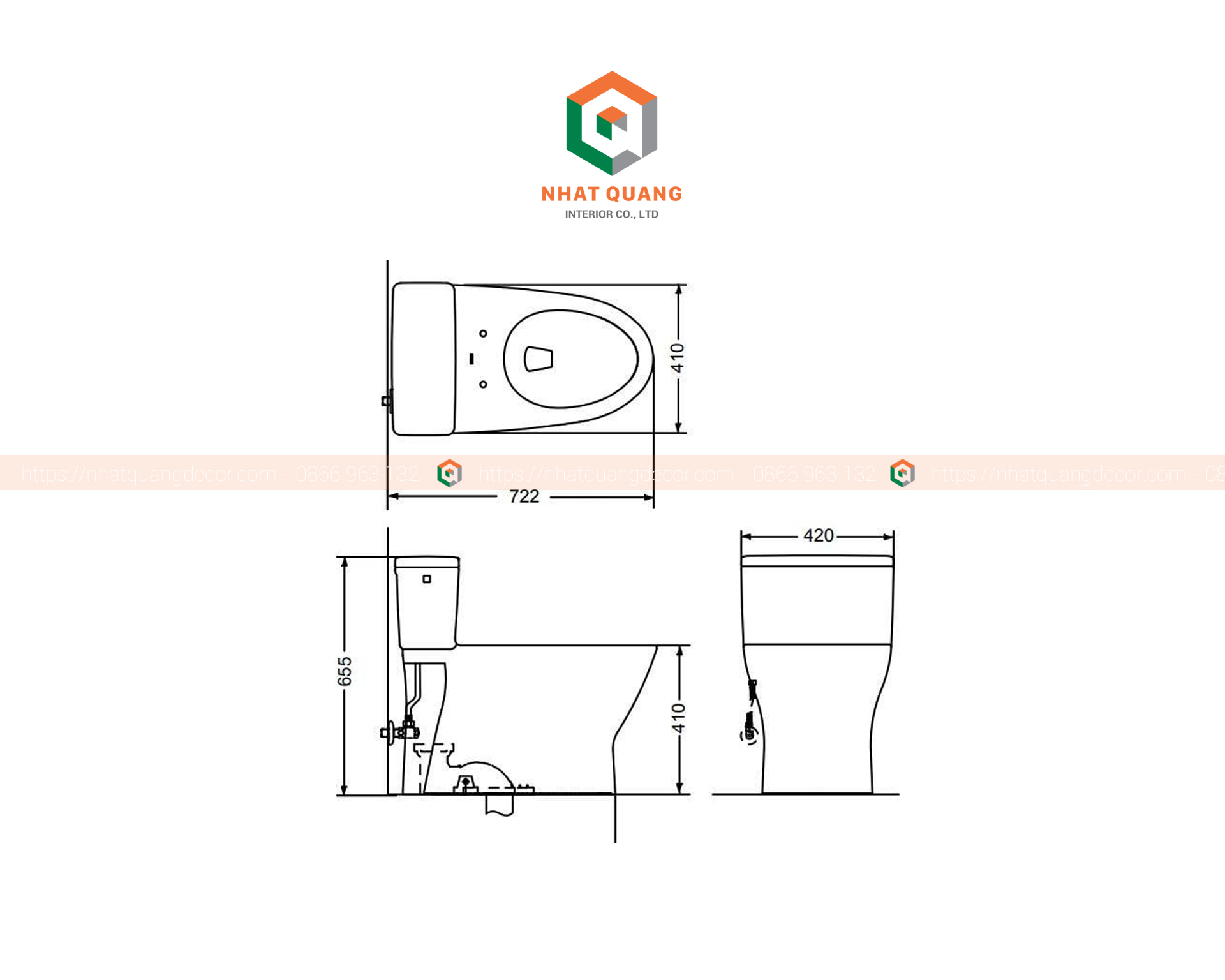 Bồn cầu TOTO MS188VKT2/T53P100VR Một Khối Nắp TC393VS