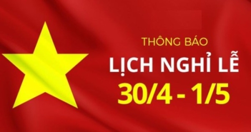 Nhật Quang Decor thông báo nghỉ lễ 30 tháng 4 và 1 tháng 5 năm 2025