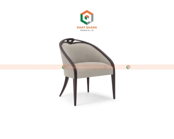 Ghế ăn bọc đệm vải nỉ kiểu dáng luxury ARM-004