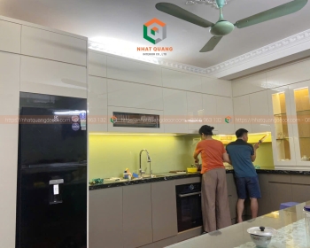 Tủ bếp cánh tủ Acrylic TB-001