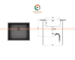 Chậu bếp HAFELE, Thép không gỉ, HS21-SSN1S60, một chậu