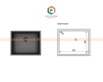 Chậu bếp HAFELE, Thép không gỉ, HS21-SSN1S60, một chậu