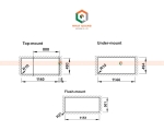 Chậu Gransilk, HAFELE, HS20-GKD2S80