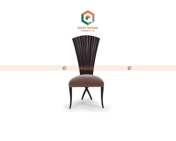 Ghế ăn bọc đệm vải nỉ kiểu dáng luxury GA-003