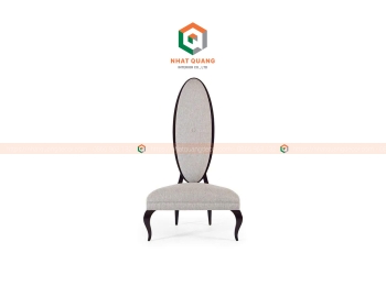 Ghế ăn bọc đệm vải nỉ kiểu dáng luxury GA-004