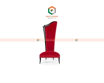 Ghế ăn bọc đệm vải nỉ kiểu dáng luxury GA-005