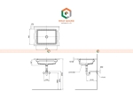 Chậu TOTO âm bàn CONTEMPORARY LT1515