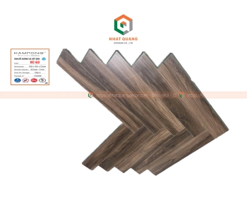 Sàn gỗ công nghiệp Indonesia xương cá KAMPONG XC 63