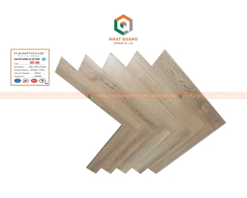 Sàn gỗ công nghiệp Indonesia xương cá KAMPONG XC 66