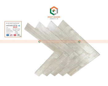 Sàn gỗ công nghiệp Indonesia xương cá KAMPONG XC 67