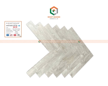 Sàn gỗ công nghiệp Indonesia xương cá KAMPONG XC 97