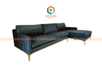 Ghế sofa góc bọc vải nỉ SFG-006