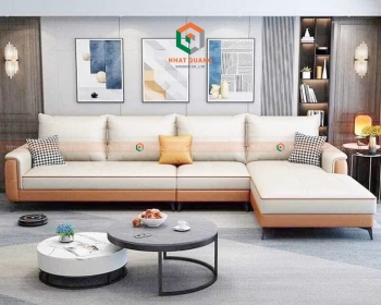 Ghế sofa góc bọc vải da SFG-007